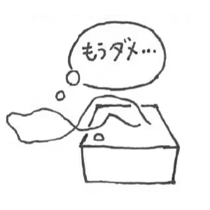 線人間形を崩す画像